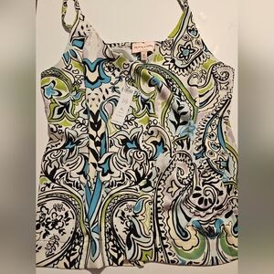 Chico's Multicolor Paisley Tank Top